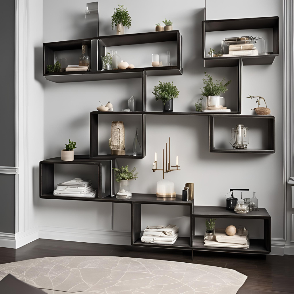 What are the latest trends in shelf decorating for 2024
